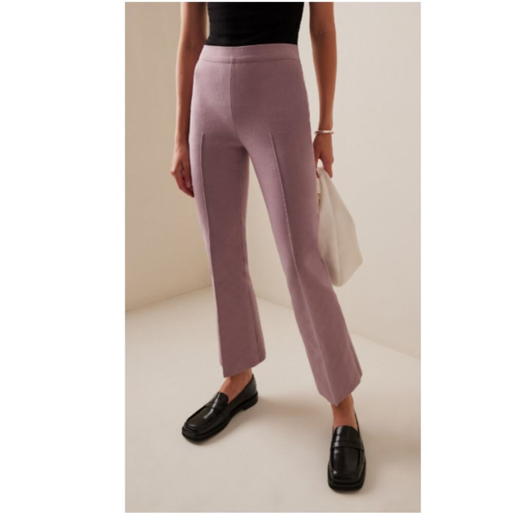 High Sport Women's Pink High Sport Exclusive Kick Cropped Flared Pants Size L